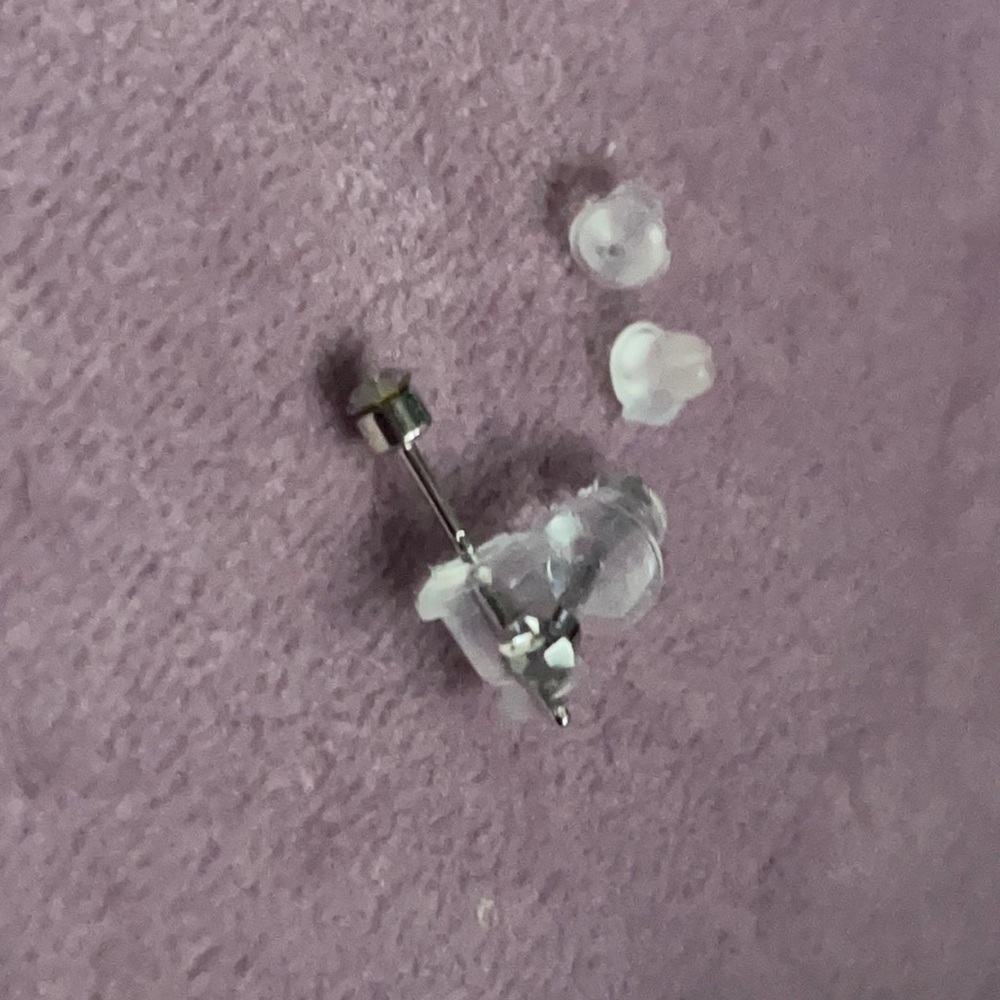 Silver earrings